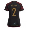 Officiële Voetbalshirt Duitsland Antonio Rudiger 2 Uit WK 2022 - Dames